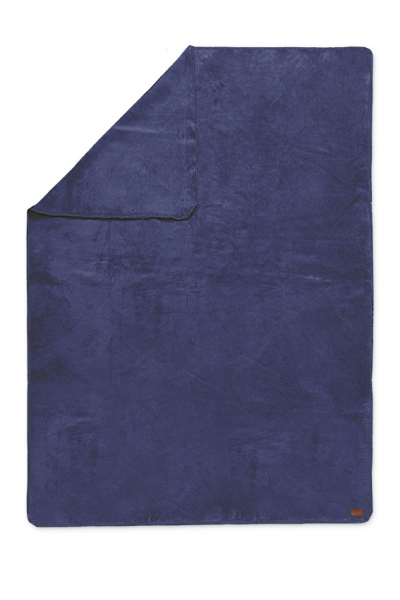 Biophotonen-Kuscheldecke UNIFARBEN blau 100 cm x 150 cm